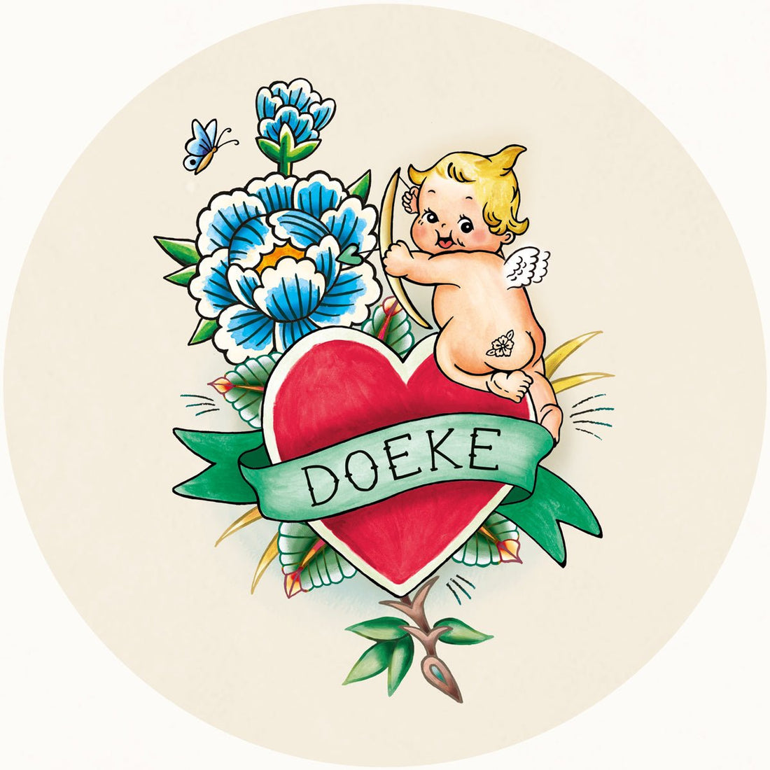 Tuinbord Heart Baby - Story of July