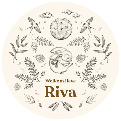 Tuinbord Little Rabbit - Story of July