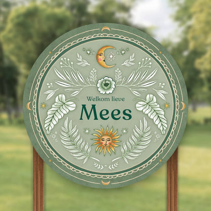 Tuinbord Moonchild Lightgreen - Story of July