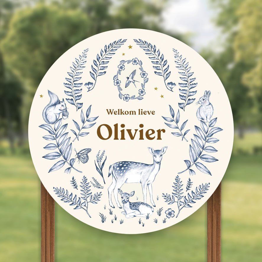 Tuinbord Oh Deer - Story of July