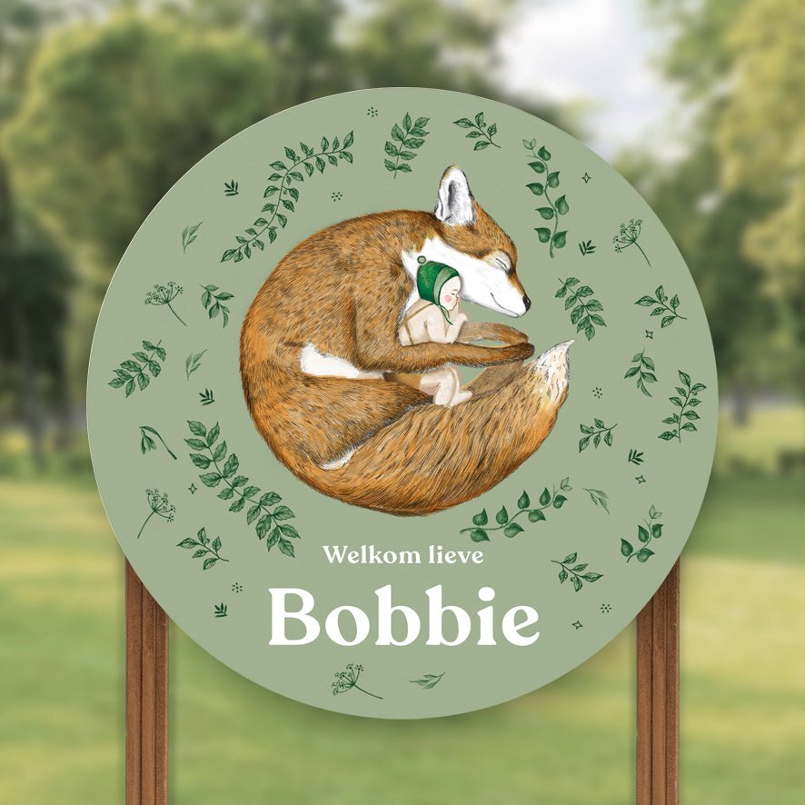 Tuinbord Sleeping Fox Green - Story of July