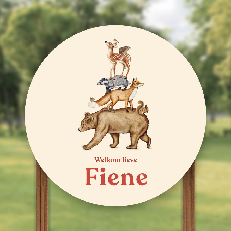 Tuinbord Stapeldieren - Story of July