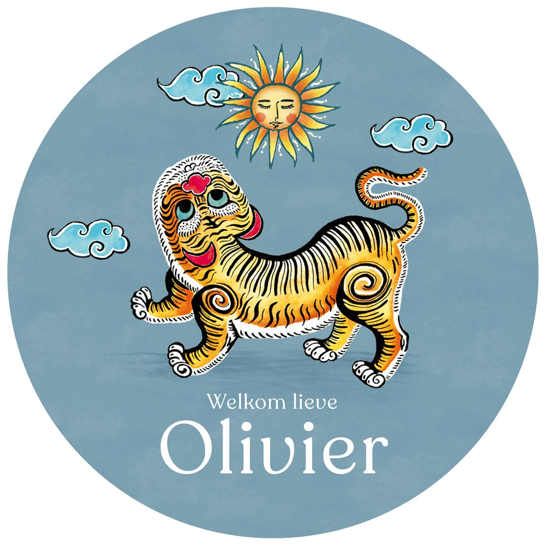 Tuinbord Tiger Blue - Story of July