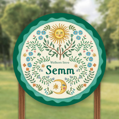 Tuinbord Under The Sun Green - Story of July