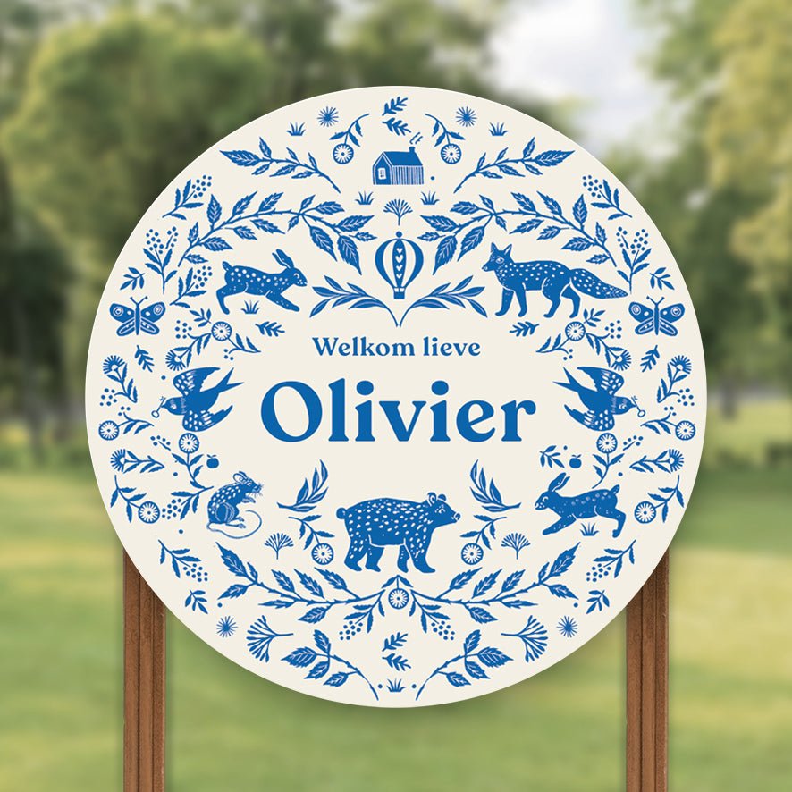 Tuinbord Wilderness Blue - Story of July