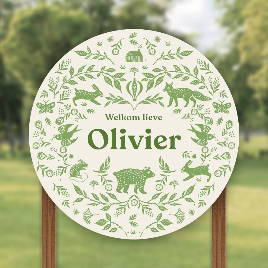 Tuinbord Wilderness Green - Story of July