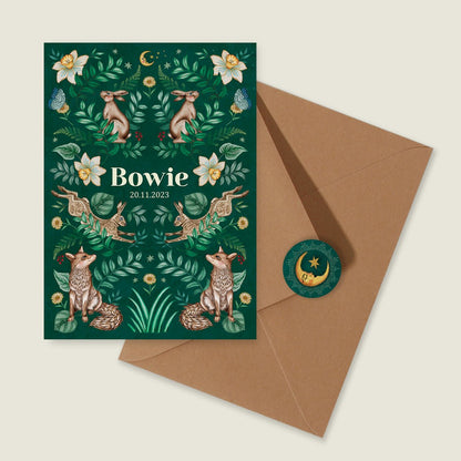 Geboortekaartje Bosdieren - Story of July