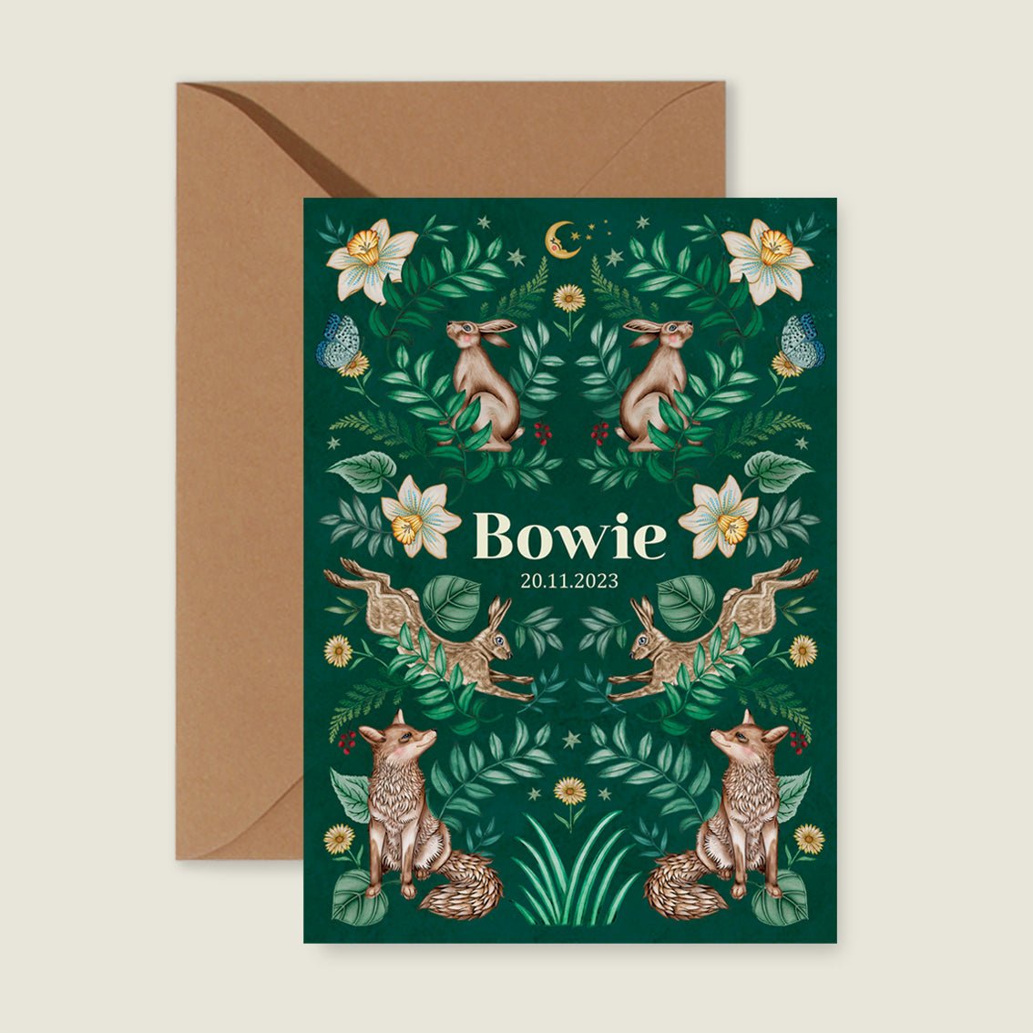 Geboortekaartje Bosdieren - Story of July