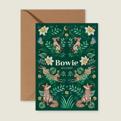 Geboortekaartje Bosdieren - Story of July