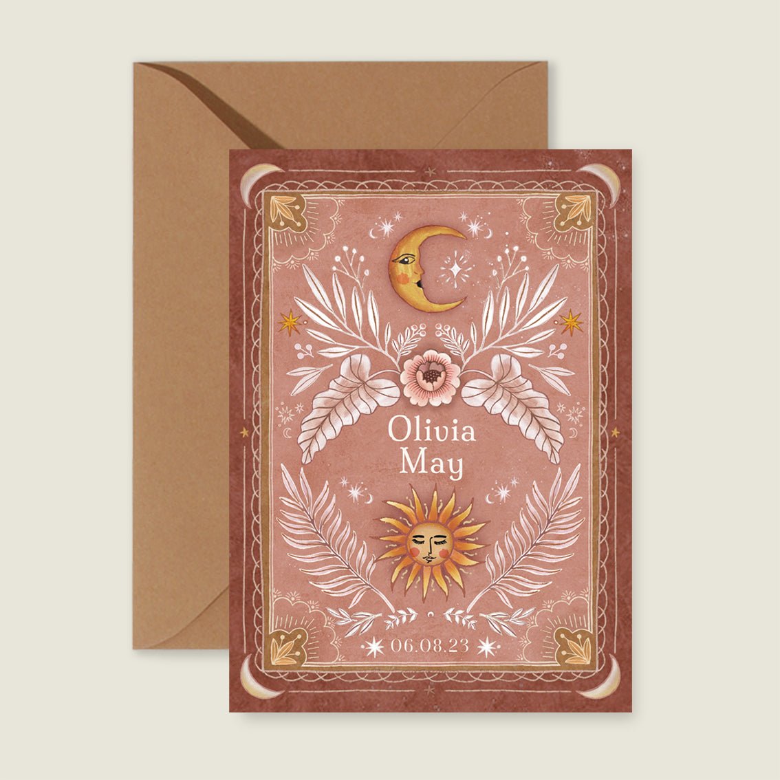 Geboortekaartje Moonchild Terra - Story of July