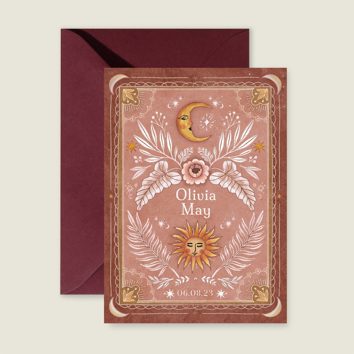 Geboortekaartje Moonchild Terra - Story of July