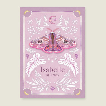 Geboortekaartje Nightingtales Lila - Story of July