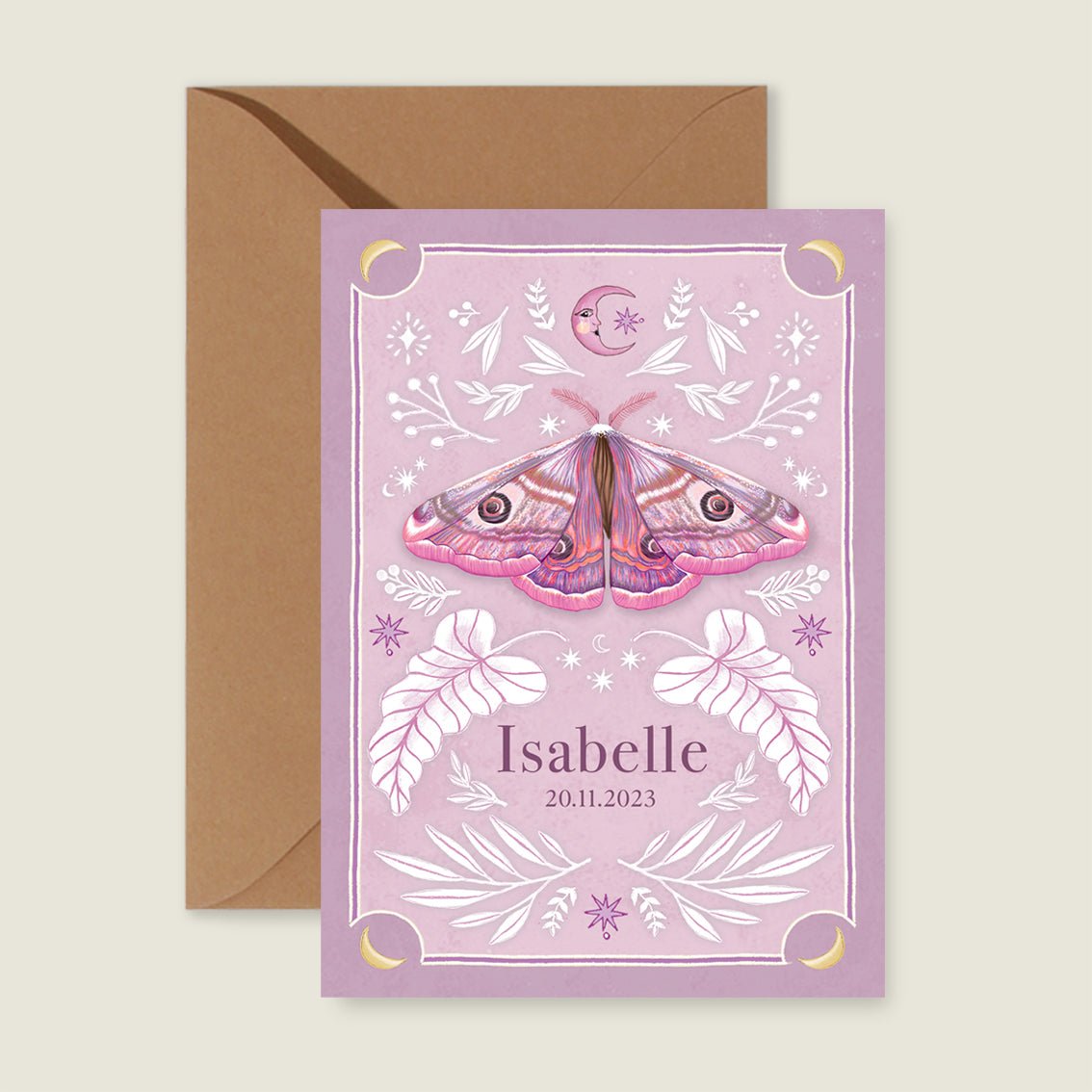 Geboortekaartje Nightingtales Lila - Story of July