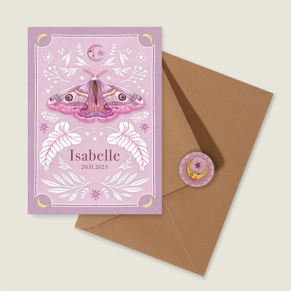 Geboortekaartje Nightingtales Lila - Story of July