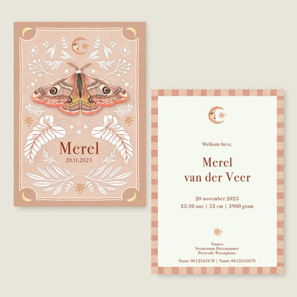 Geboortekaartje Nightingtales Terra - Story of July