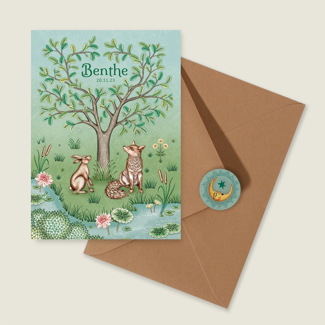 Geboortekaartje Spring Tales - Story of July