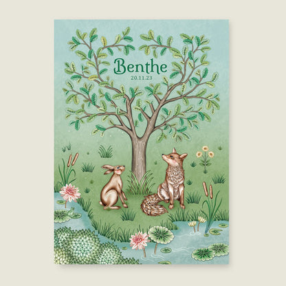 Geboortekaartje Spring Tales - Story of July