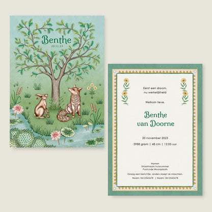 Geboortekaartje Spring Tales - Story of July