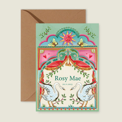 Geboortekaartje The Dancing Swan - Story of July