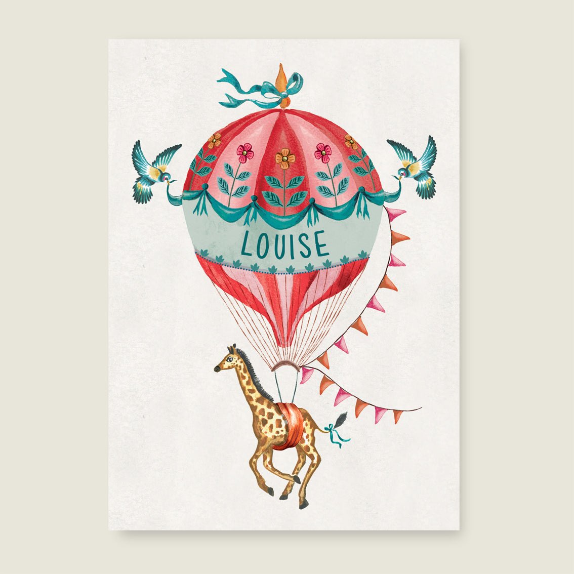 Geboortekaartje The Red Balloon - Story of July
