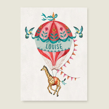 Geboortekaartje The Red Balloon - Story of July