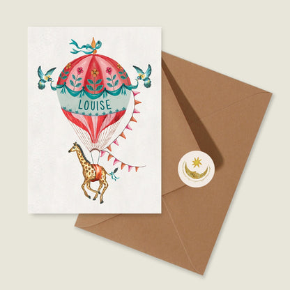 Geboortekaartje The Red Balloon - Story of July