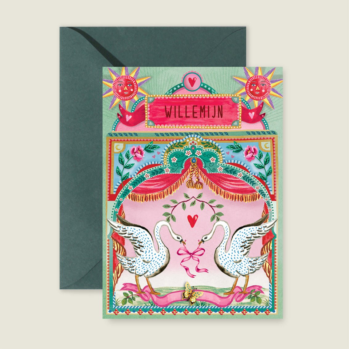 Geboortekaartje The Swan Bow - Story of July