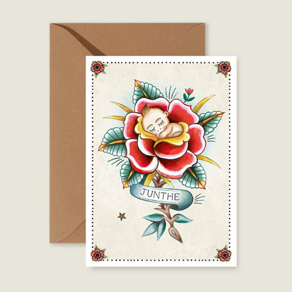 Geboortekaartje Wild Rose - Story of July