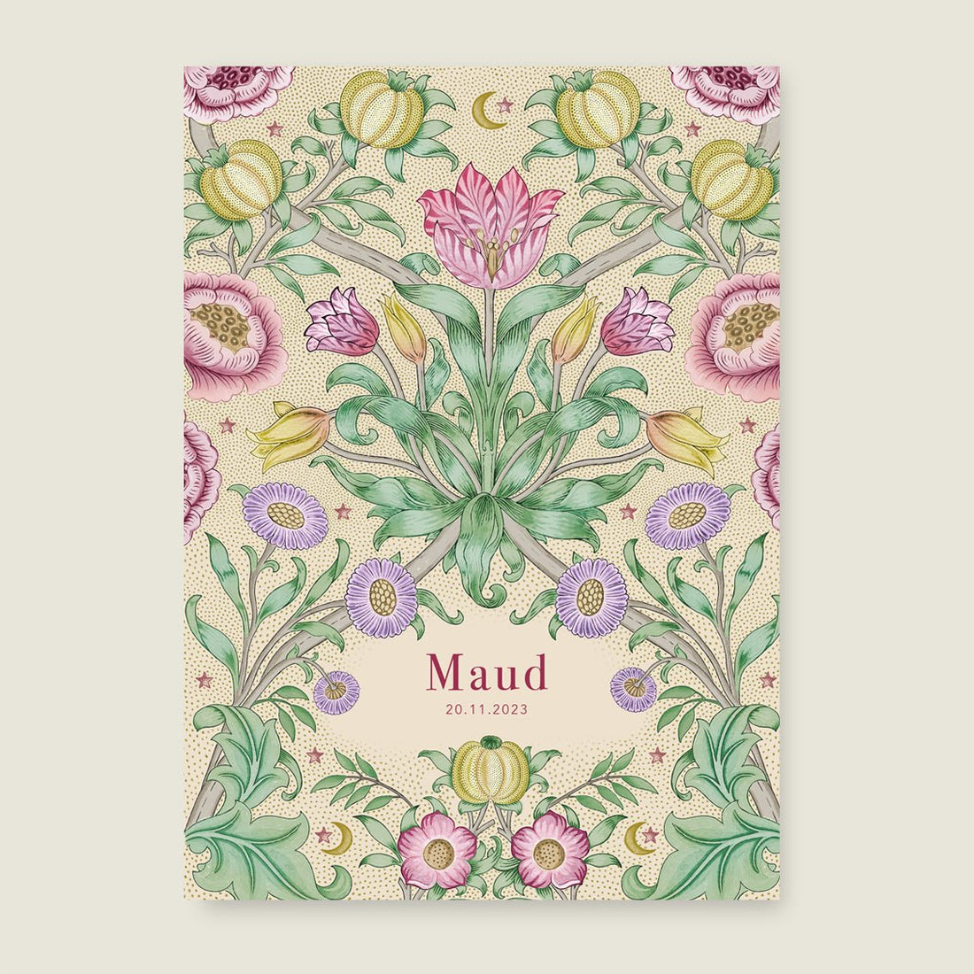 Print Blooming Flowers Pink - Story of July