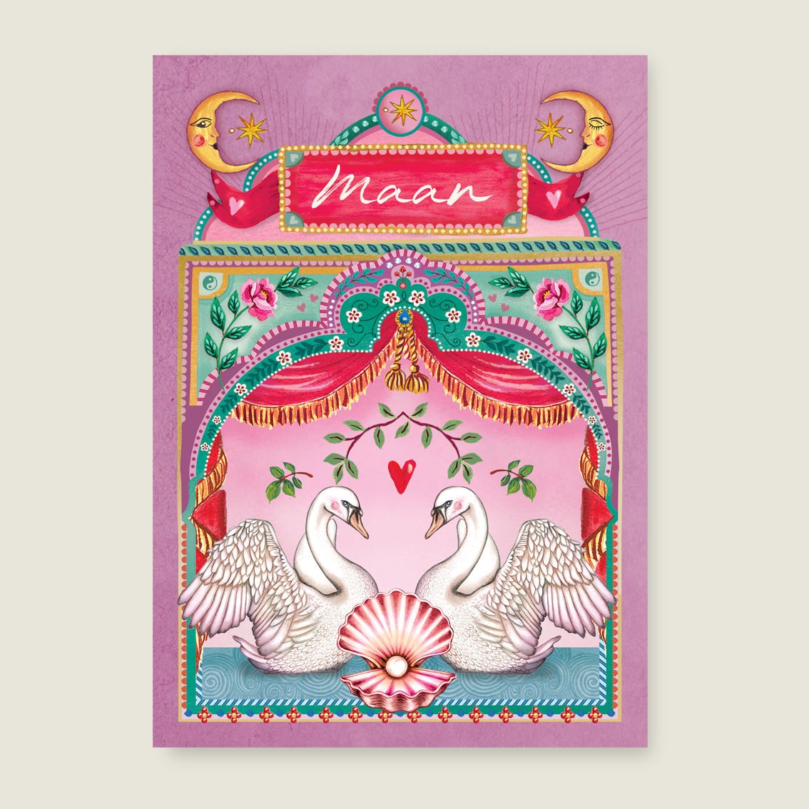 Print Dancing Swan Lila - Story of July