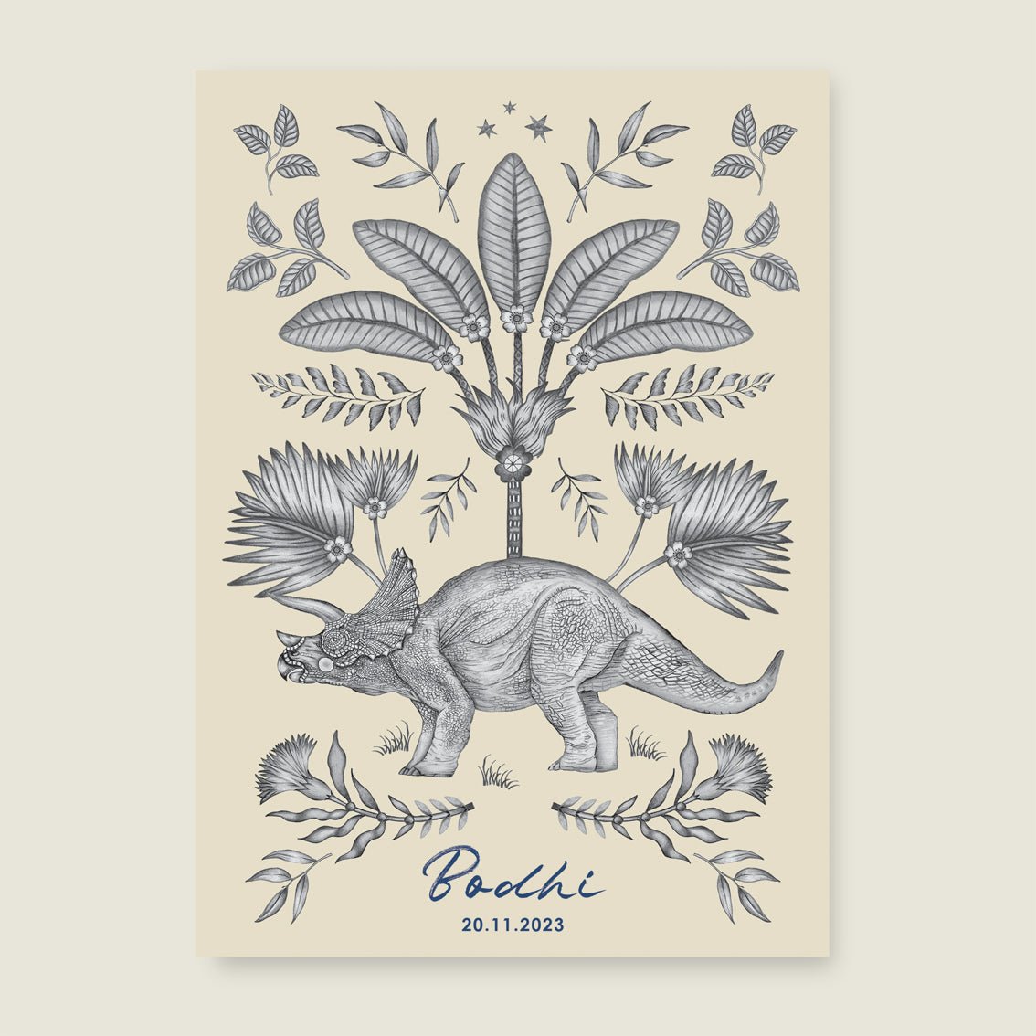 Print Dinosaur Offwhite - Story of July