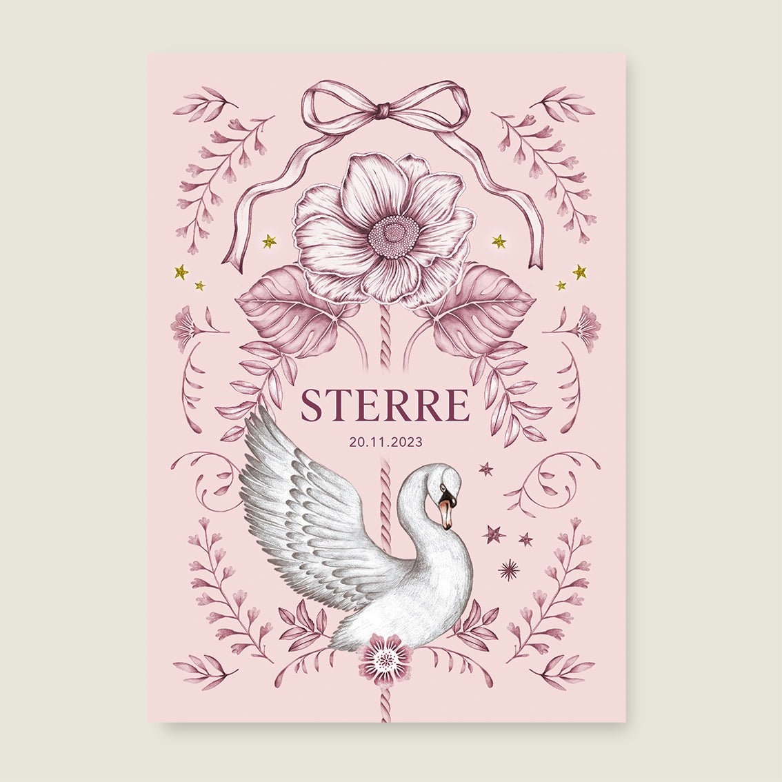 Print Go Swan - Story of July