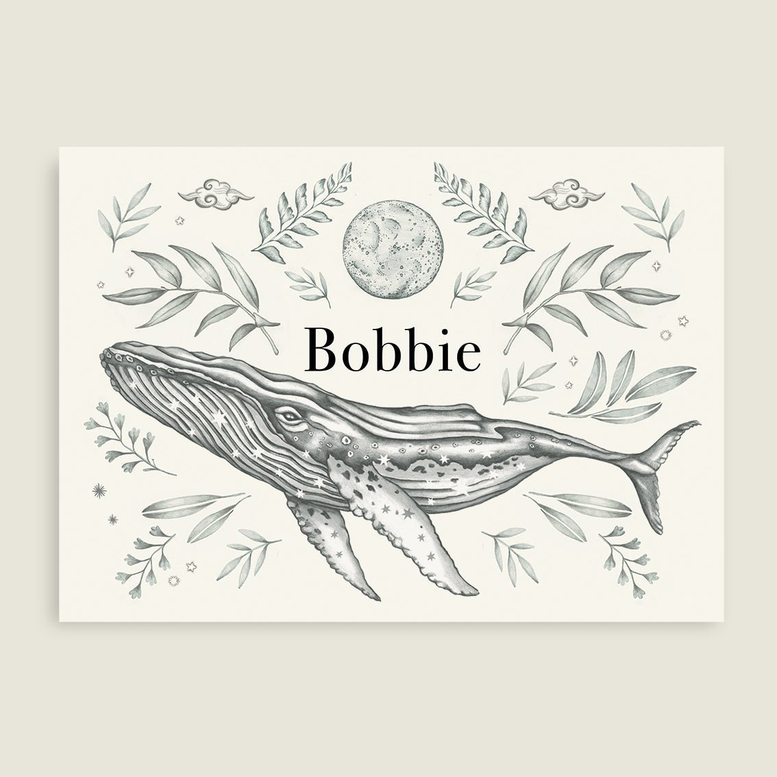 Print Hello Whale - Story of July