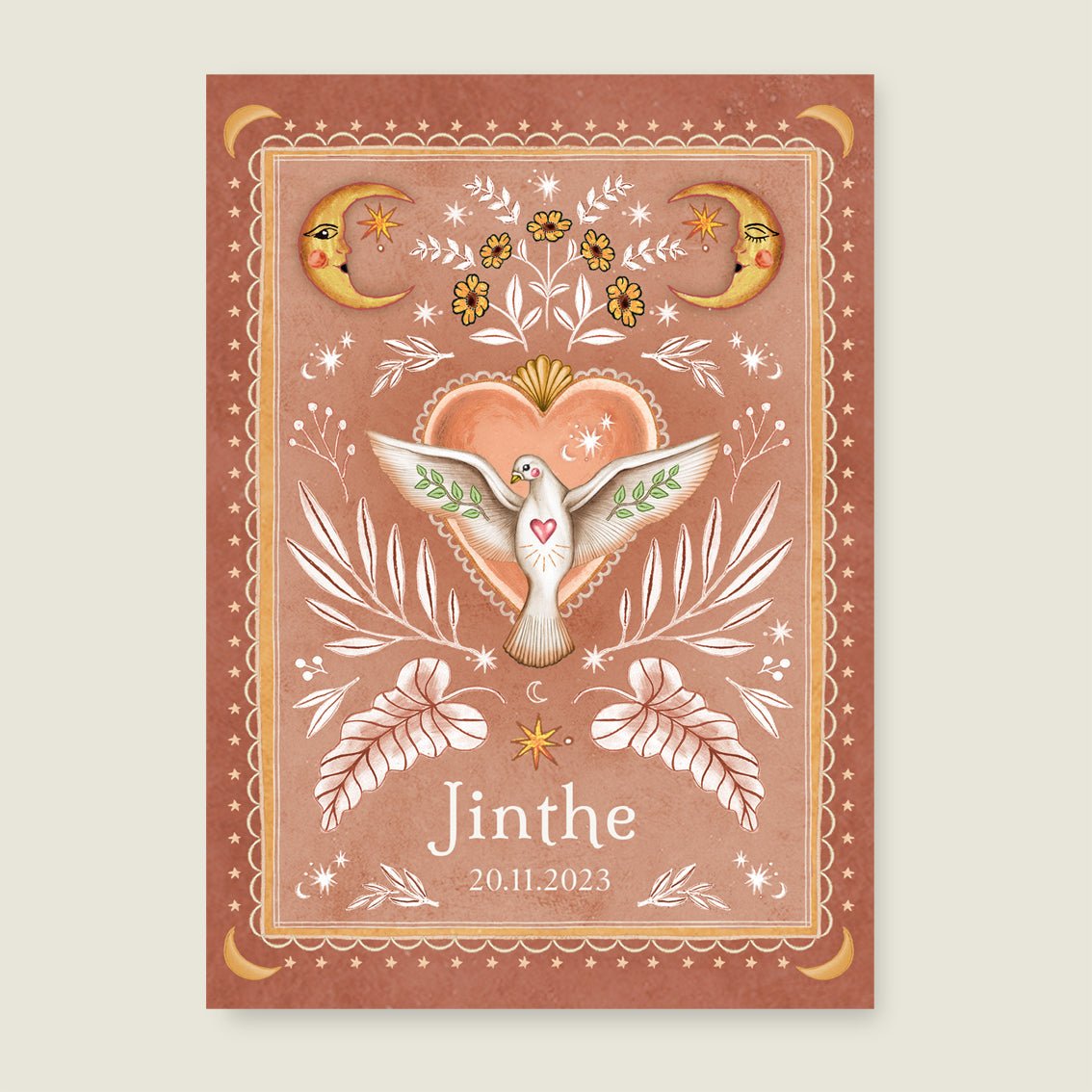 Print Love Dove Terra - Story of July