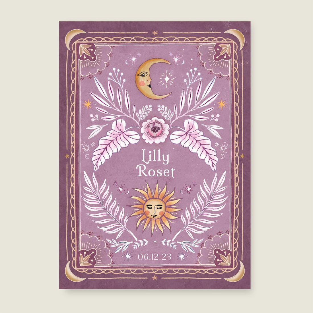 Print Moonchild Lila - Story of July