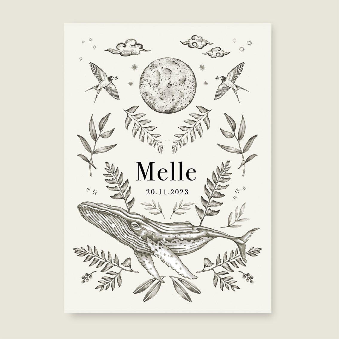 Print Nature Whale - Story of July