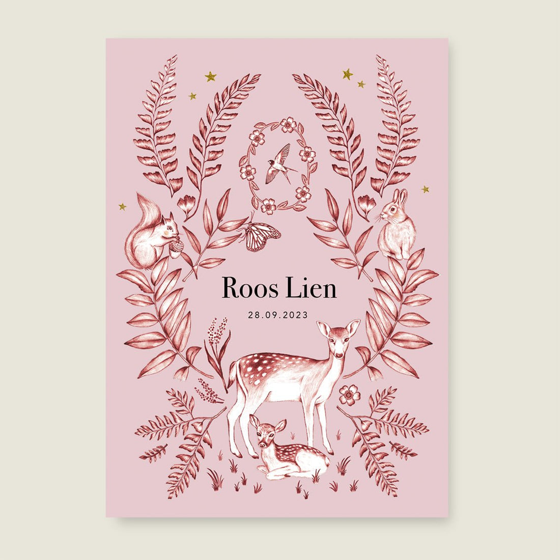 Print Oh Deer Pink - Story of July