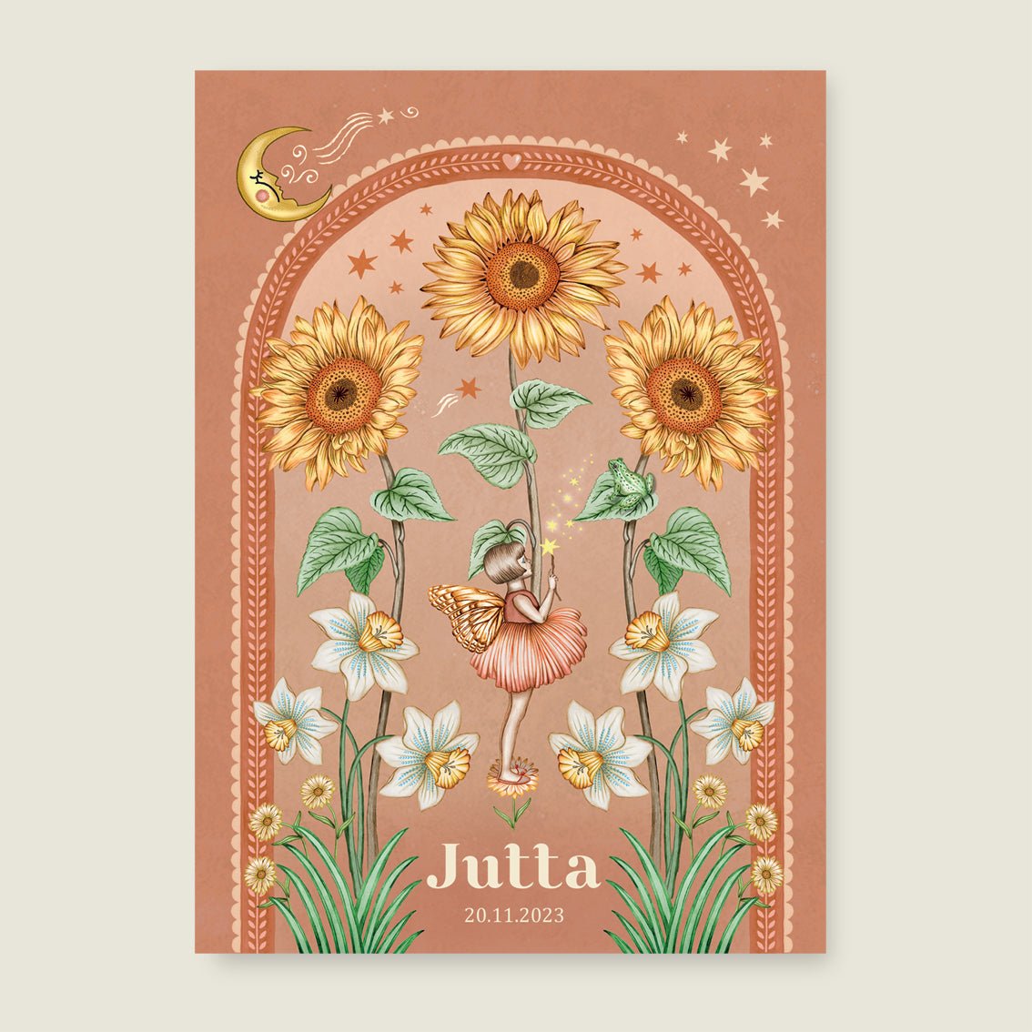 Print Sunflowers Terra - Story of July
