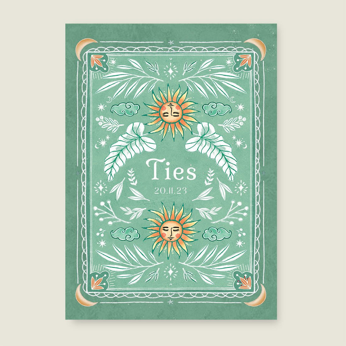 Print Sunshine Green - Story of July