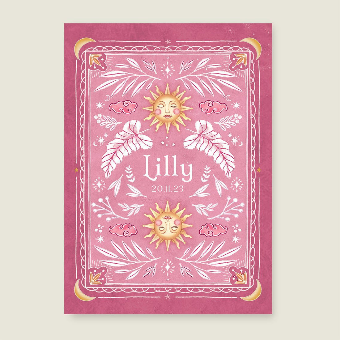 Print Sunshine Pink - Story of July