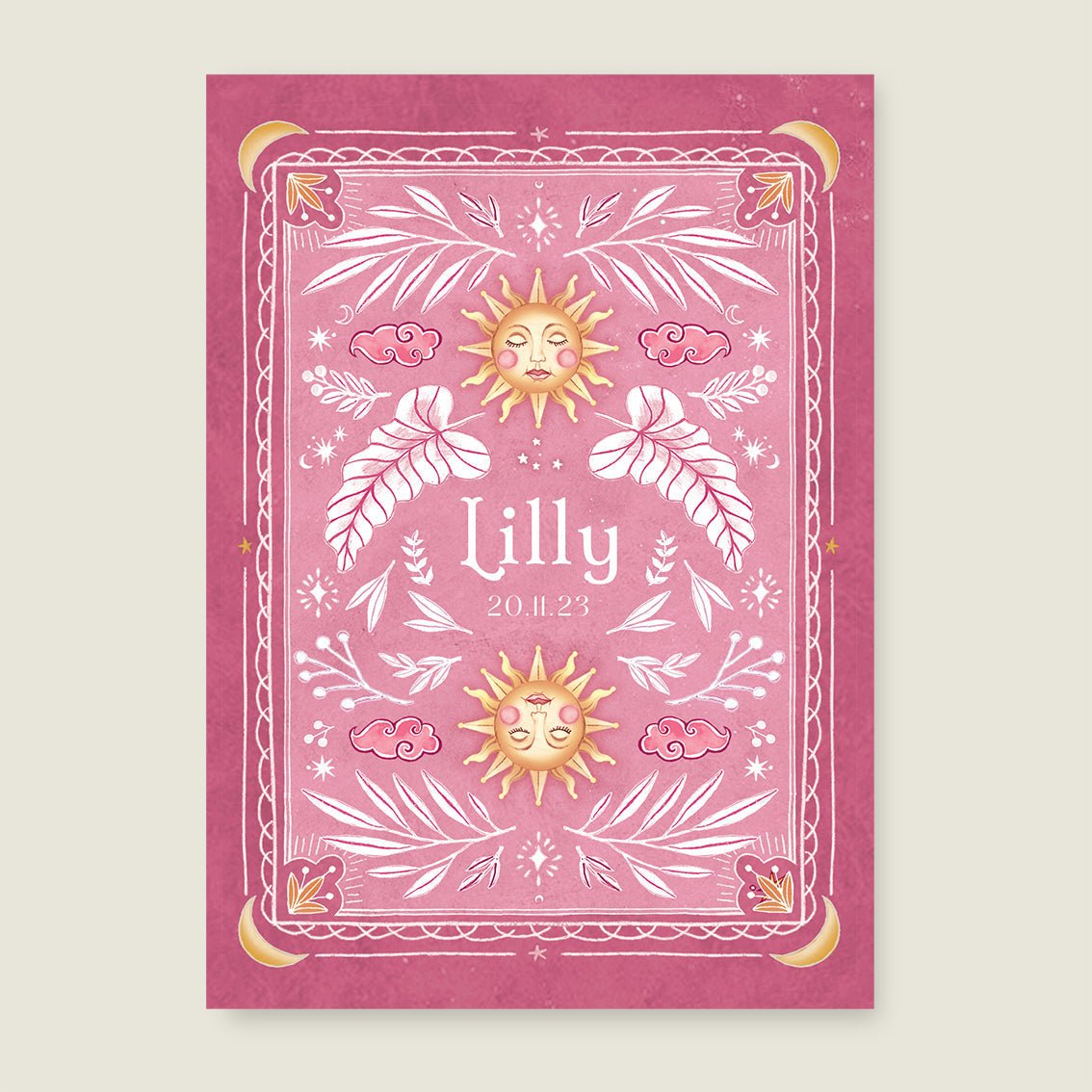 Print Sunshine Pink - Story of July