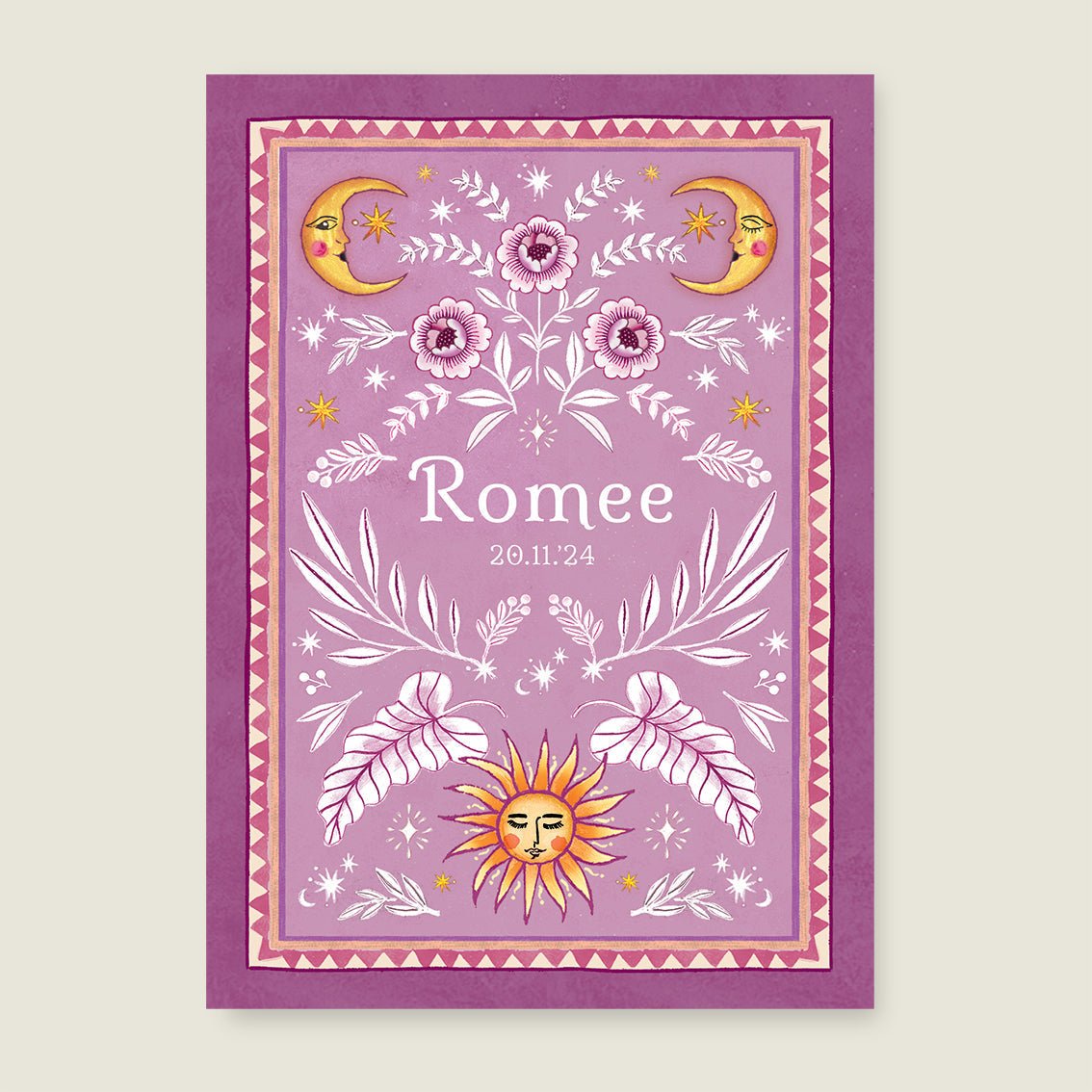 Print To The Moon Lila - Story of July