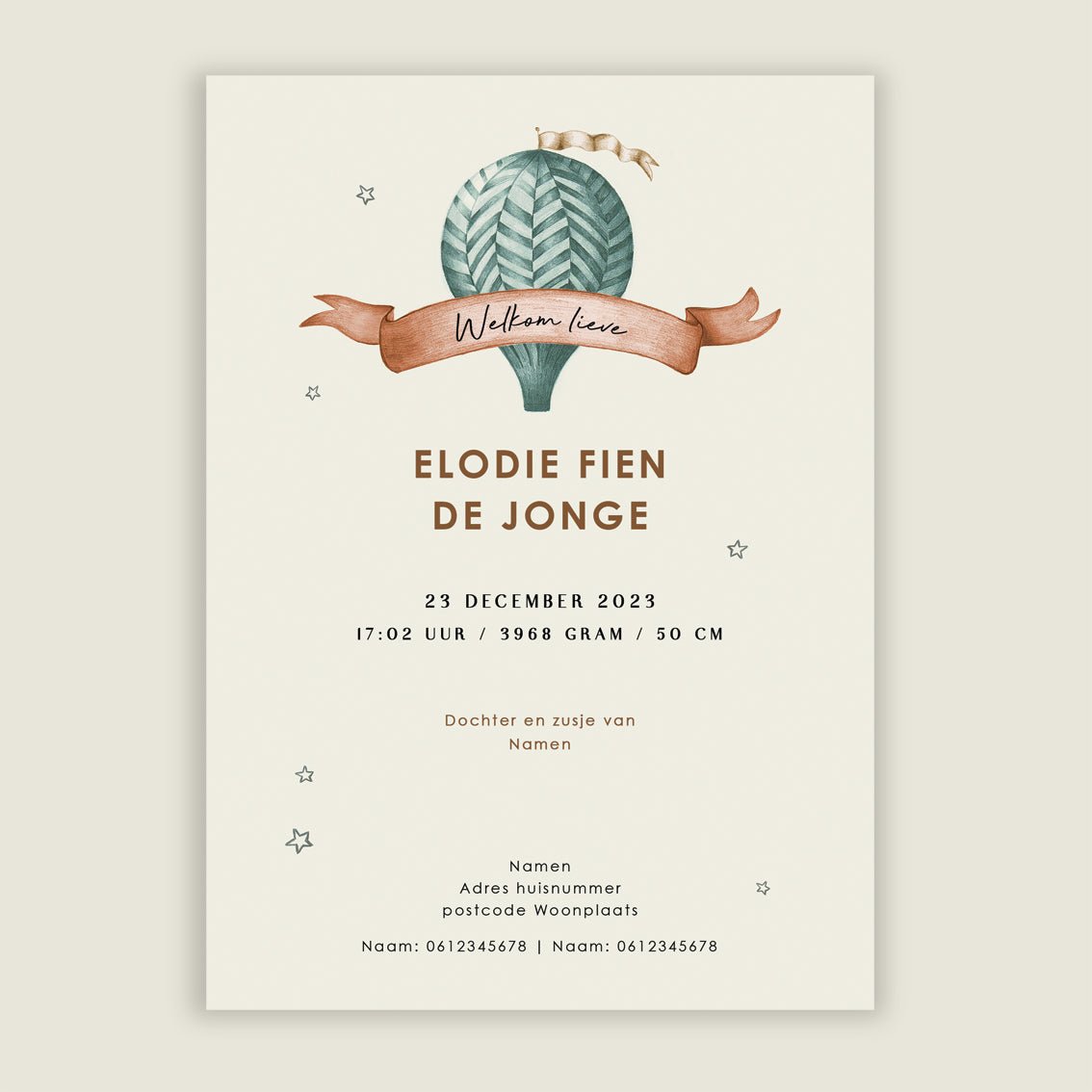 Sample Bear Balloon Green - Story of July