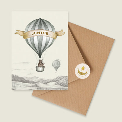 Sample Bear Balloon Grey - Story of July