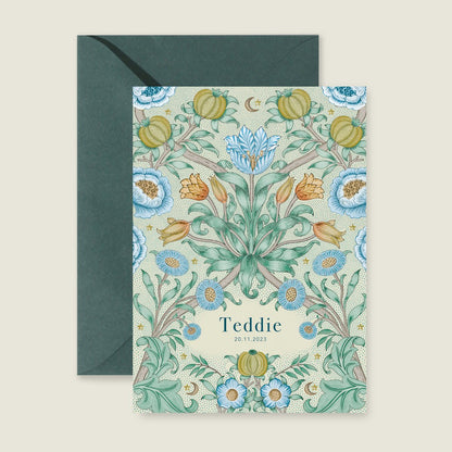 Sample Blooming Flowers Blue - Story of July