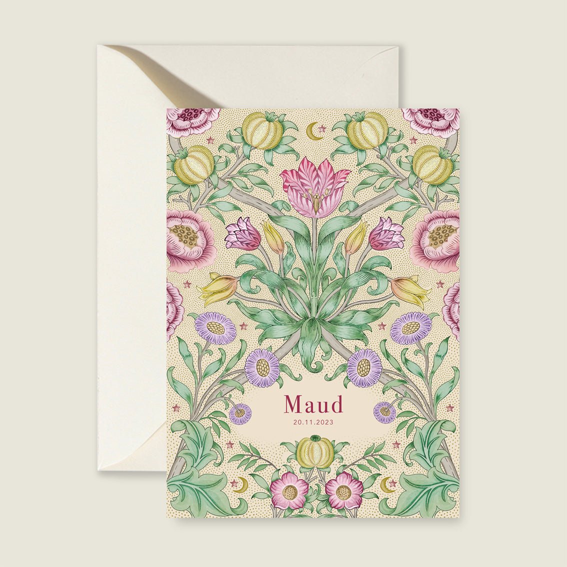 Sample Blooming Flowers Pink - Story of July