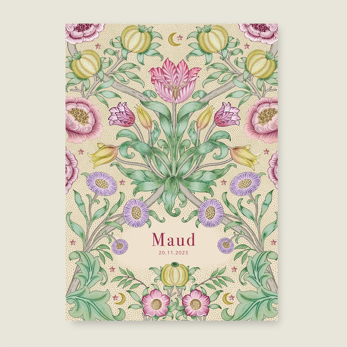 Sample Blooming Flowers Pink - Story of July