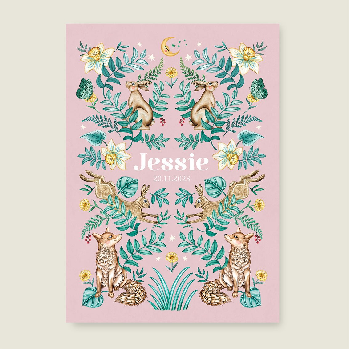 Sample Bos Dieren Pink - Story of July