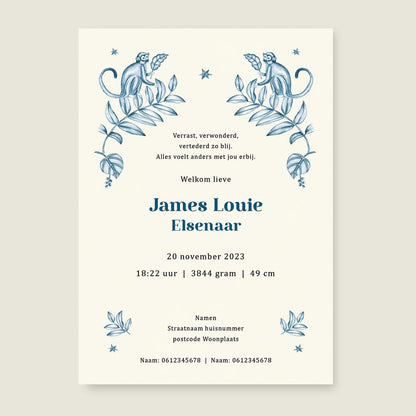 Sample Elephant And The Monkey Blue - Story of July