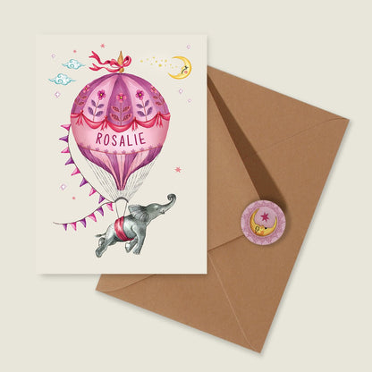 Sample Elephant Balloon Lila - Story of July